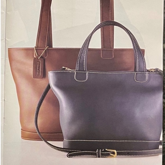 Vintage Coach Black Bleeker Small Basket Crossbody – Small (Style No. E9C-9301) - Picture 7 of 7